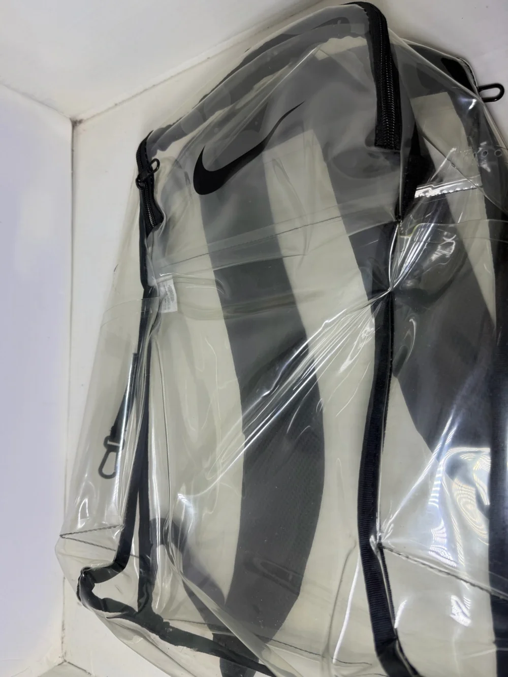 Nike Brasilia Clear Backpack with Black Accents - Picture 5 of 5